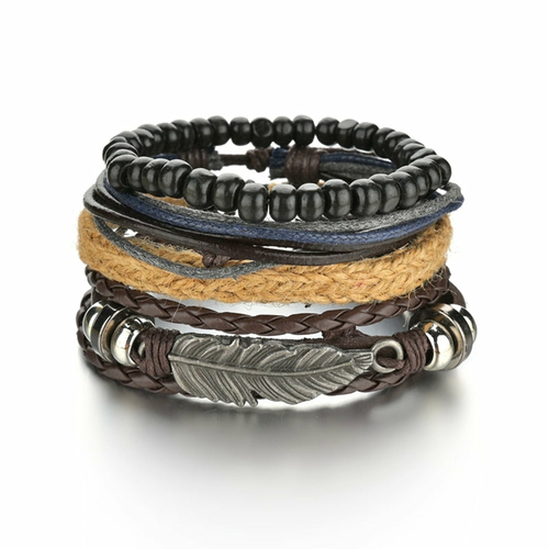 Mens Modern Multilayered Bracelet - Image 15
