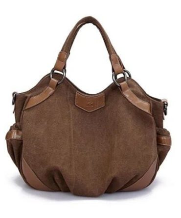 Travel Town Canvas Shoulder Bag
