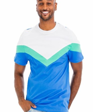 CHEVRON COLORBLOCK  TSHIRT
