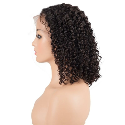 Deep Wave 180% Density 4x4 Short Bob 13x4 Lace Front Human Hair Wig - Image 3