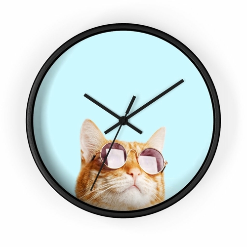 Cat is Alway's Right Wall clock - Image 4