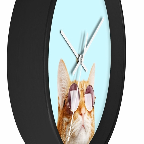 Cat is Alway's Right Wall clock - Image 8