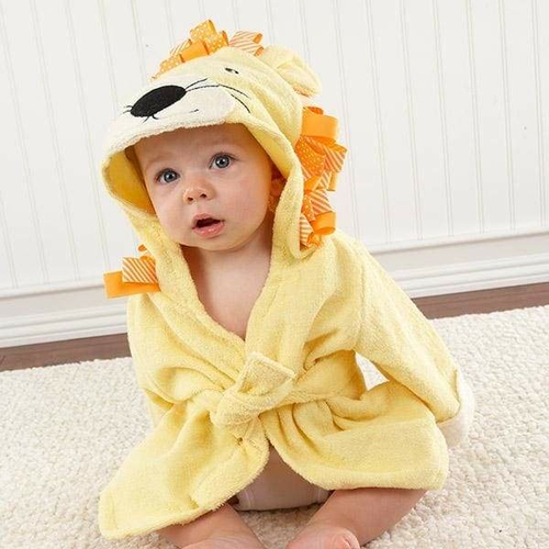 Big Top Bath Time Lion Hooded Spa Robe - Image 3