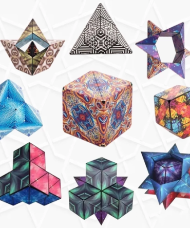 3D Changeable Magnetic Magic Cube For Kids Puzzle Cube Antistress Toy