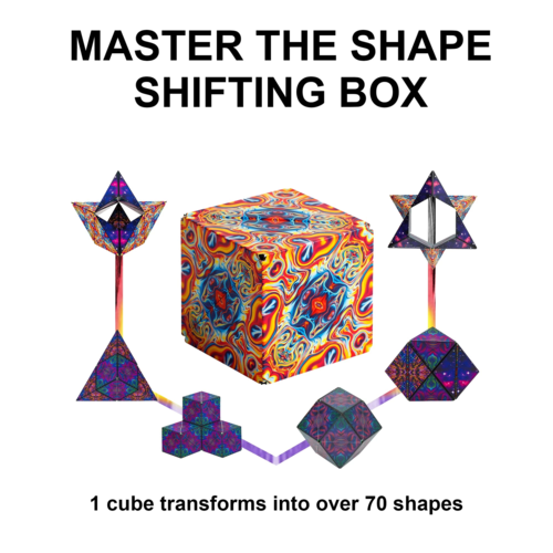 3D Changeable Magnetic Magic Cube For Kids Puzzle Cube Antistress Toy - Image 3