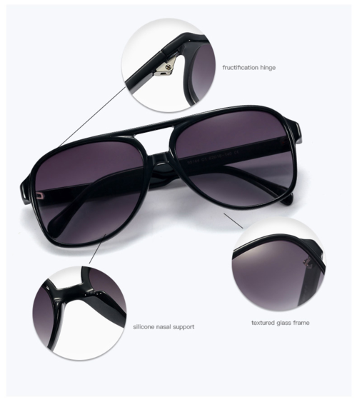 Vintage Retro Oversized Women Fashion Sunglasses - Image 4