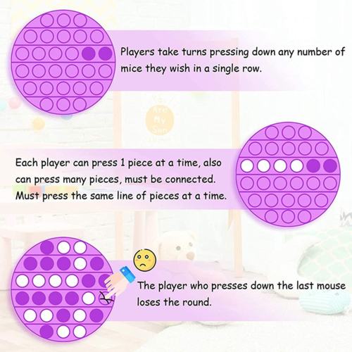 Pop it fidget toys Game For Adult Kid Push Bubble Fidget Sensory Toy - Image 5