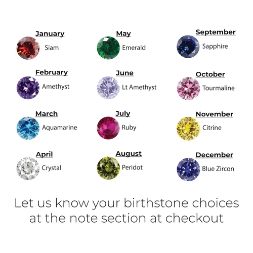 Fingerprint Necklace, Fingerprint Jewelry With Birthstone - Image 3