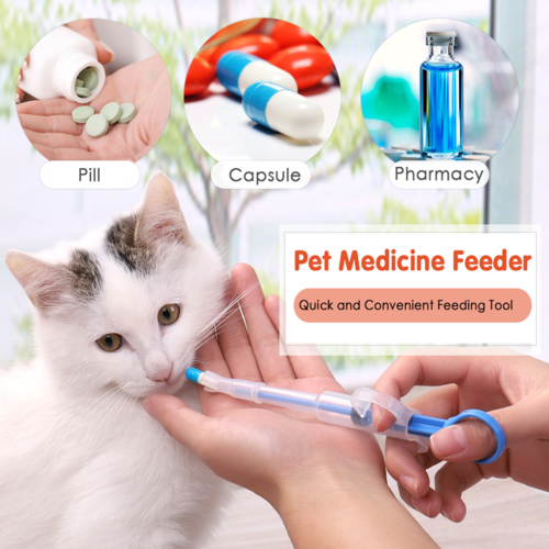 Medicine Syringe Tablet Pill Gun Piller Pet Dispenser Medicine - Image 6
