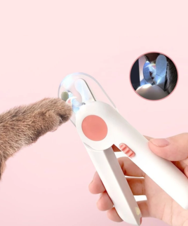 Pet Nail Scissors LED Cat Nail Clipper Trimmer