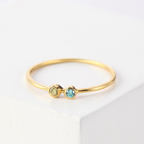 Mom Birthstone Ring, Children Birthstone Ring, Birthstone Jewelry - Image 6