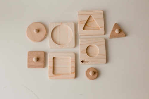 QToys Australia Single Shape Puzzle set of 4 - Image 2