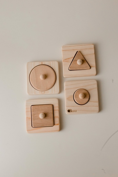 QToys Australia Single Shape Puzzle set of 4 - Image 3