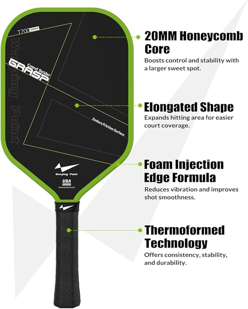 GRASP CONTROL PICKLEBALL PADDLE 20mm - Image 5