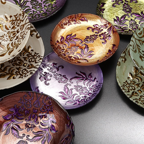 Set/4 Damask 7.5" Bowls - Image 2