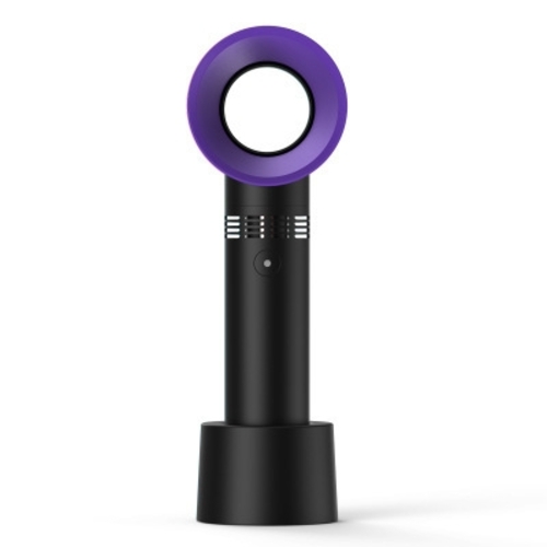 Rechargeable USB Bladeless Fan Portable Handheld Cooling Desk Mini Fan - Image 4