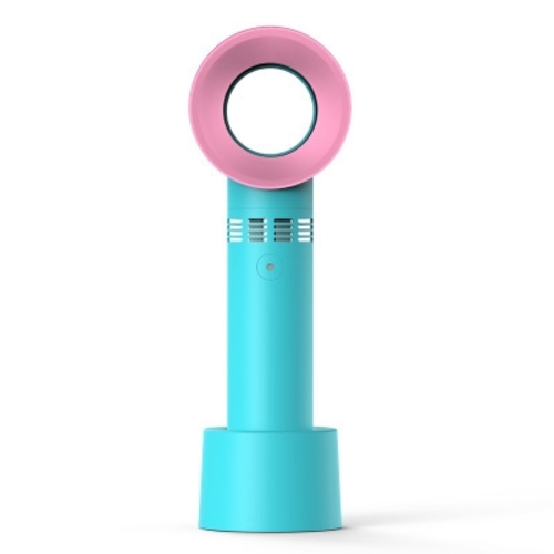 Rechargeable USB Bladeless Fan Portable Handheld Cooling Desk Mini Fan - Image 5