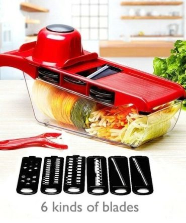 Stainless Steel 6 Blades Vegetable Slicer
