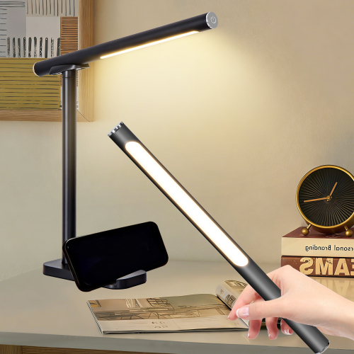 LED Desk Lamp - 360° Adjustable with USB Charging & Touch Control