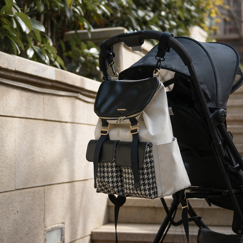 Houndstooth Diaper Backpack - Image 6