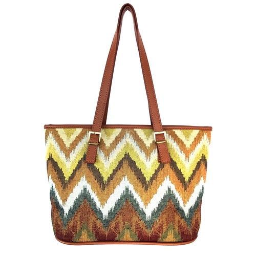 Jungle Chevron 13" Tote Bag - Image 2