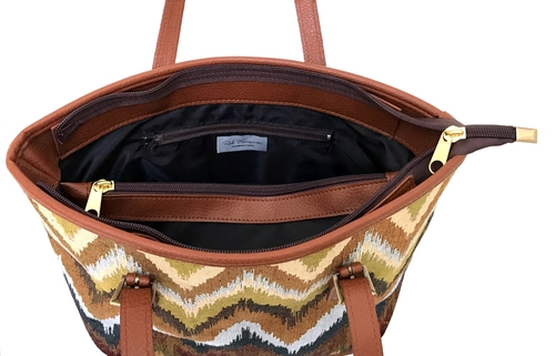 Jungle Chevron 13" Tote Bag - Image 4