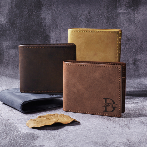 Wallet Gifts For Dad, Mens Leather Wallet, Dad Gift From Daughter - Image 2