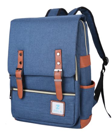 Slim Backpack,College, School & Business Fits 15-inch Laptop-Dark Blue