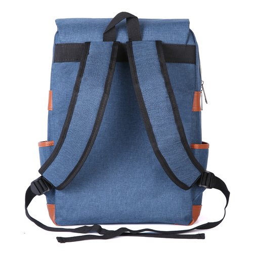Slim Backpack,College, School & Business Fits 15-inch Laptop-Dark Blue - Image 2
