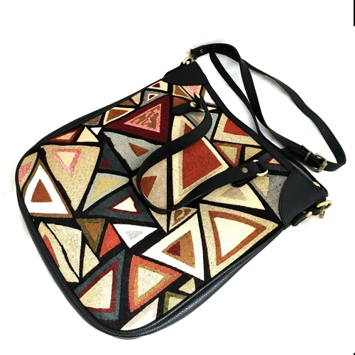 Origami 15" Hobo Shoulder Bag - Image 2