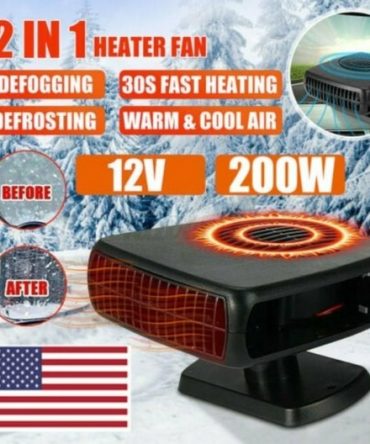 Powerful 200W 2 in 1 Car Heater Windshield Defroster