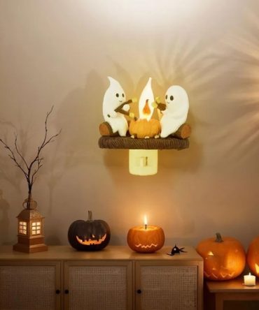 Ghost-Themed Flickering Night Light