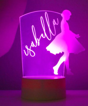 Personalized Ballerina Night Light