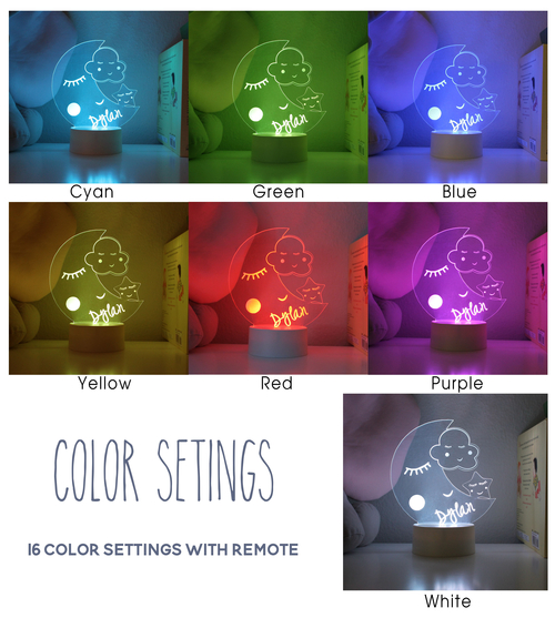 Personalized Ballerina Night Light - Image 3