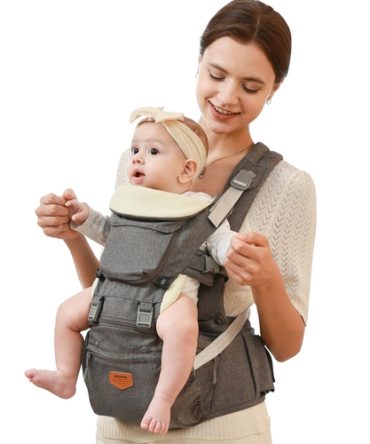 Ergonomic 3-in-1 Baby Carrier and Hipseat