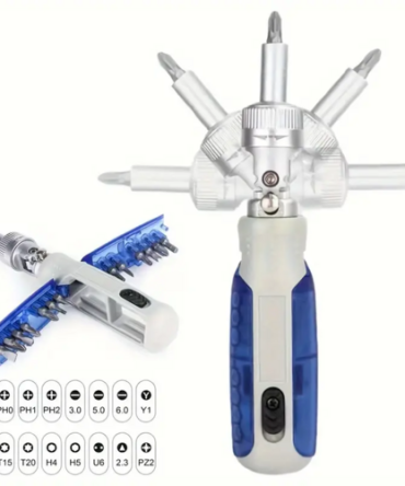 14-in-1 Multi-Bit Magnetic Ratchet Screwdriver Set
