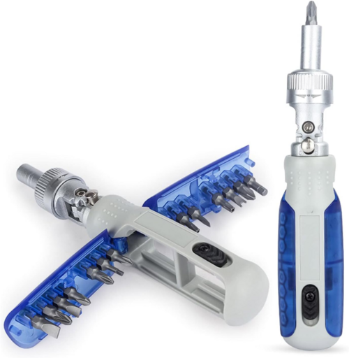 14-in-1 Multi-Bit Magnetic Ratchet Screwdriver Set - Image 2