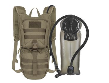 Tactical Hydration Backpack with 2.5L Bladder and Thermal Insulation