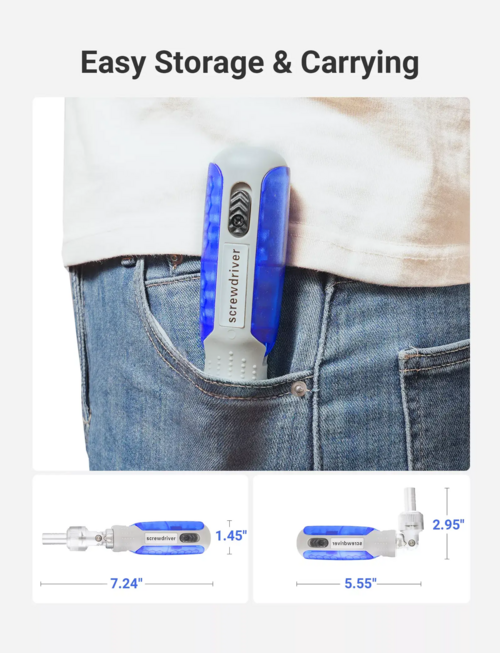 14-in-1 Multi-Bit Magnetic Ratchet Screwdriver Set - Image 5