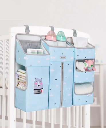Baby Crib Organizer Nursery Decor