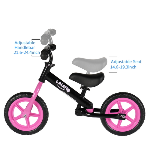 Kids Balance Bike No Pedals Height Adjustable Bicycle - Image 5