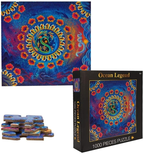 1000 Piece Puzzles Cardboard Puzzles - Image 3