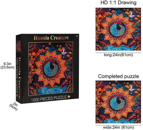 1000 Piece Puzzles Cardboard Puzzles - Image 6