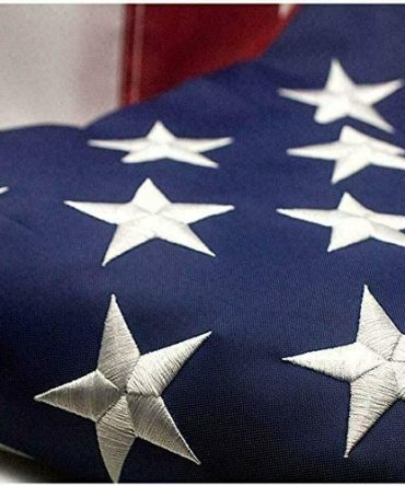 American Flag Outdoor Heavy Duty Embroidered Stars USA Flag