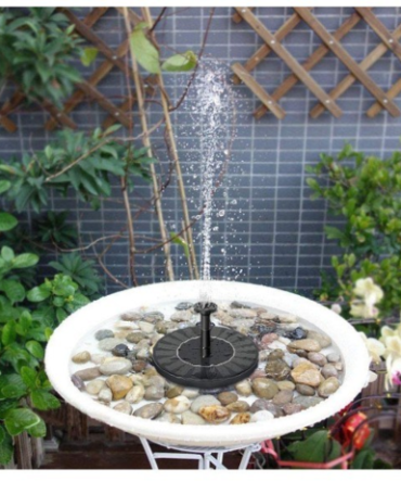 Solar Power Floating Fountain Garden Pool Pond Watering Kit