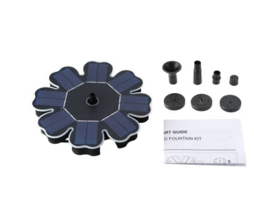 Solar Power Floating Fountain Garden Pool Pond Watering Kit - Image 6