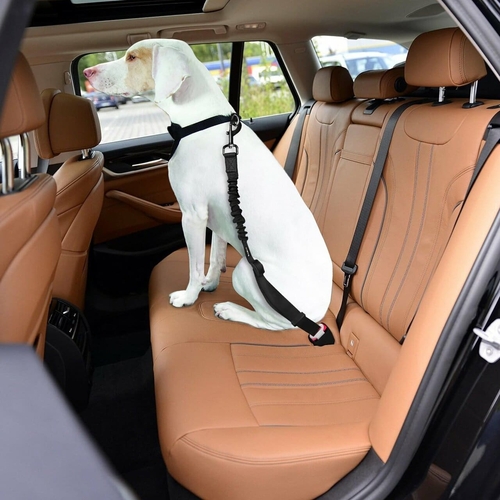 2 Pack Adjustable Dog Harness For Car Seatbelt Connector Restrain - Image 5