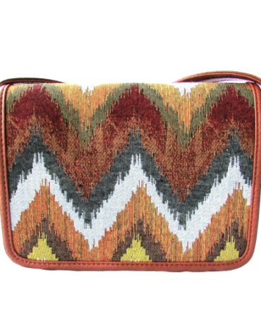 Jungle Chevron 10" Messenger Bag