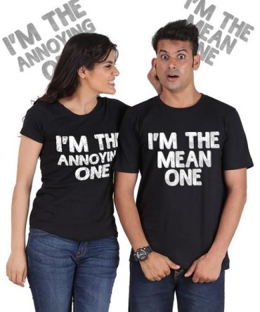 The Mean One, The Annoying One Couple T-Shirts