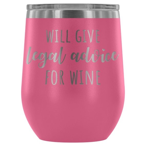 Lawyer Tumbler Will Give Legal Advice For Wine - Image 3